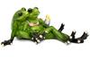 Frogs In Love On the Beach Figurine 20 - Romantic Decoration Gift
