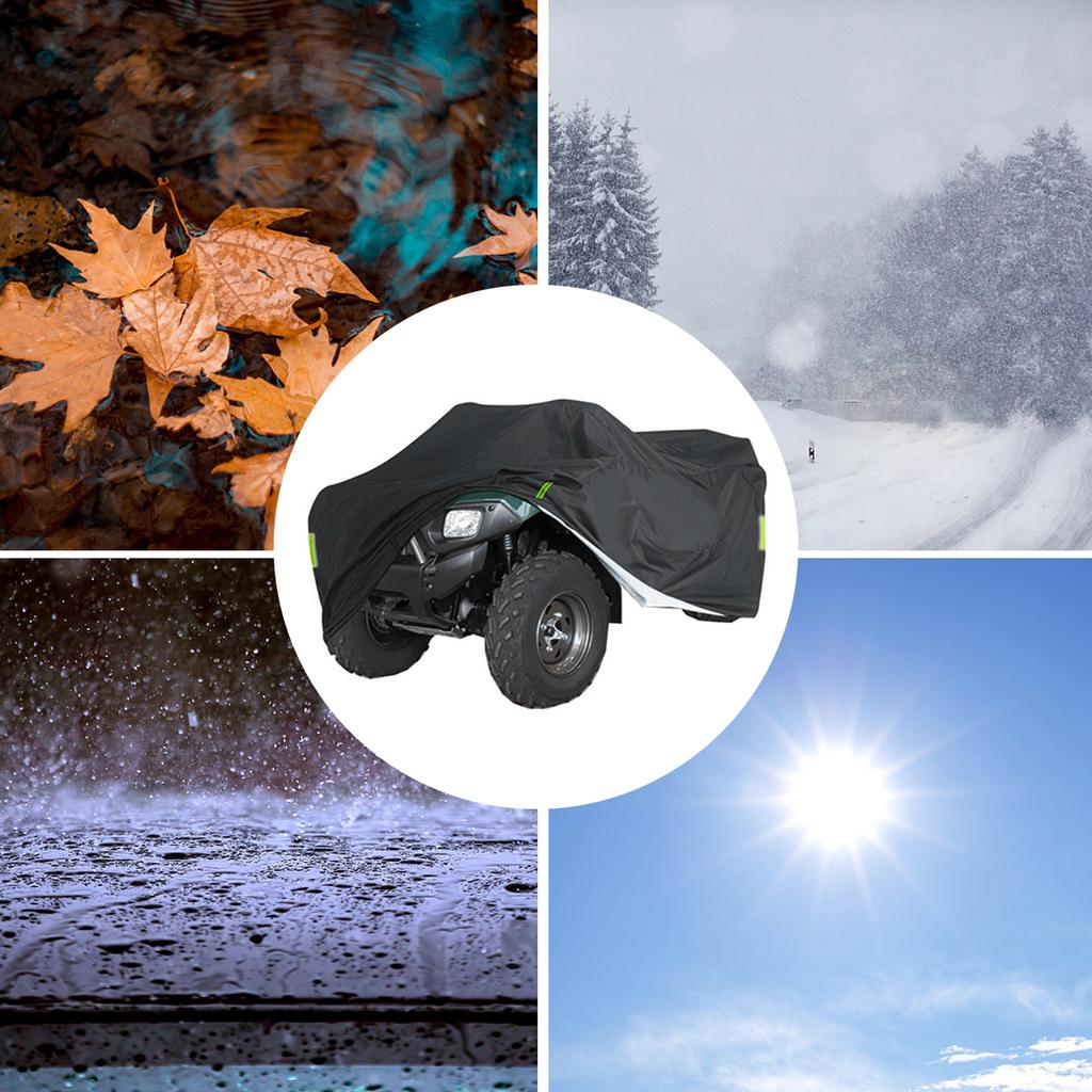 Universal Heavy Duty ATV ATC Cover 190T  Rain Waterproof Dustproof Anti UV Ripstop Beach Vehicle Outdoor Protector with