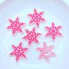 10/20Pcs New Resin Cute Mixed Mini Snowflake Flat Back Cabochon Scrapbooking Hair Bow Center Embellishments DIY Accessories L09