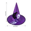 Halloween Witch Caps for Cosplay Veil Spiders Wizard Hat Adult Unisex Witch Hat Costume Pointed Hat Festival Holiday Hat