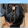 Chic Urban Minimalist Style Ladies Bag 2023 New Winter Fashion Diamond Grid Bucket Bag Niche Design Crossbody Bag