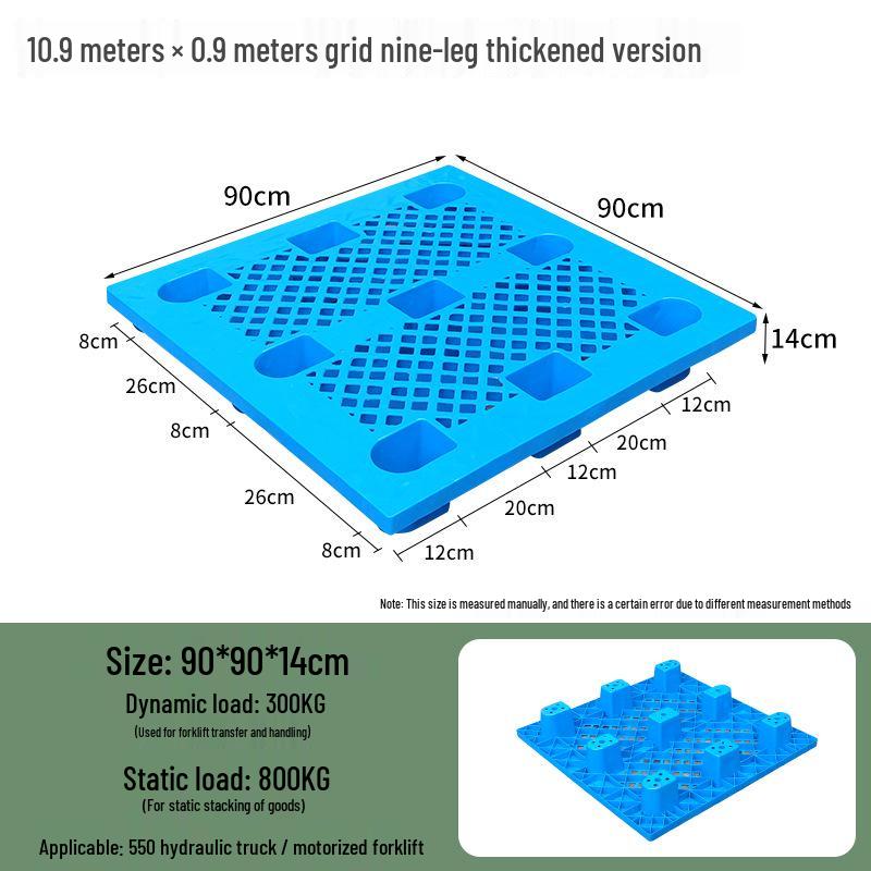 Moisture-Proof Plastic Forklift Pallet Platform Tray