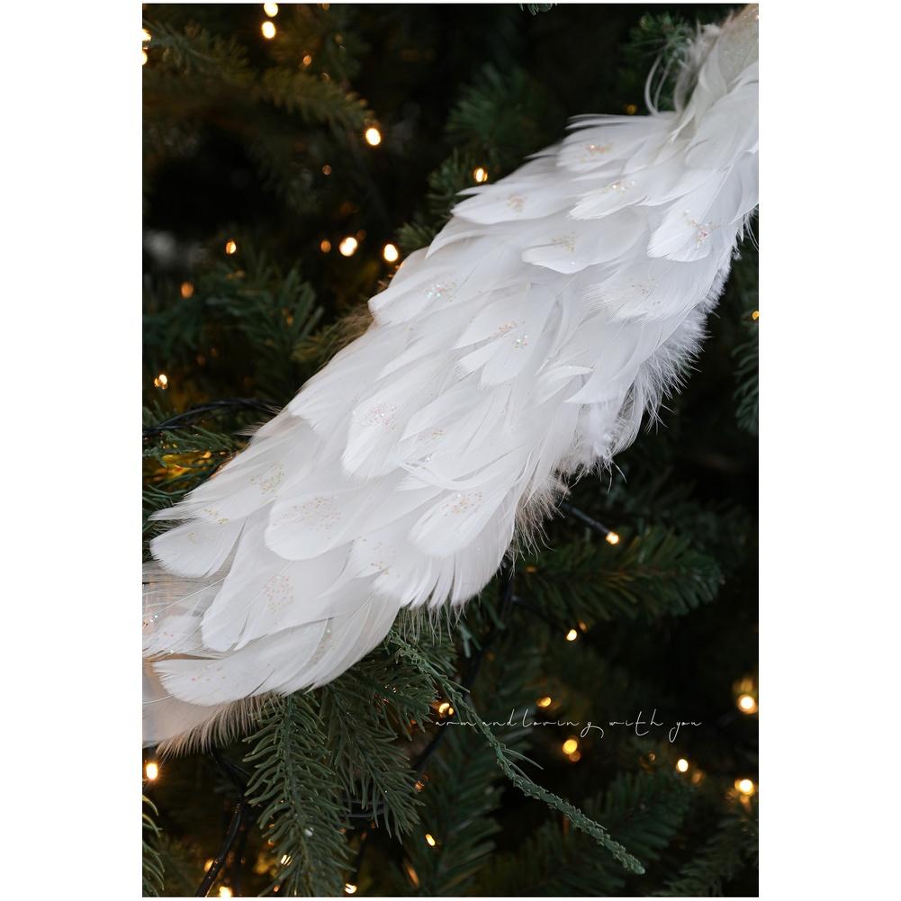 Christmas Tree Decoration Birds Colorful Feathers Artificial Birds Garden Branch Christmas Decoration Feather Bird Christmas Tre