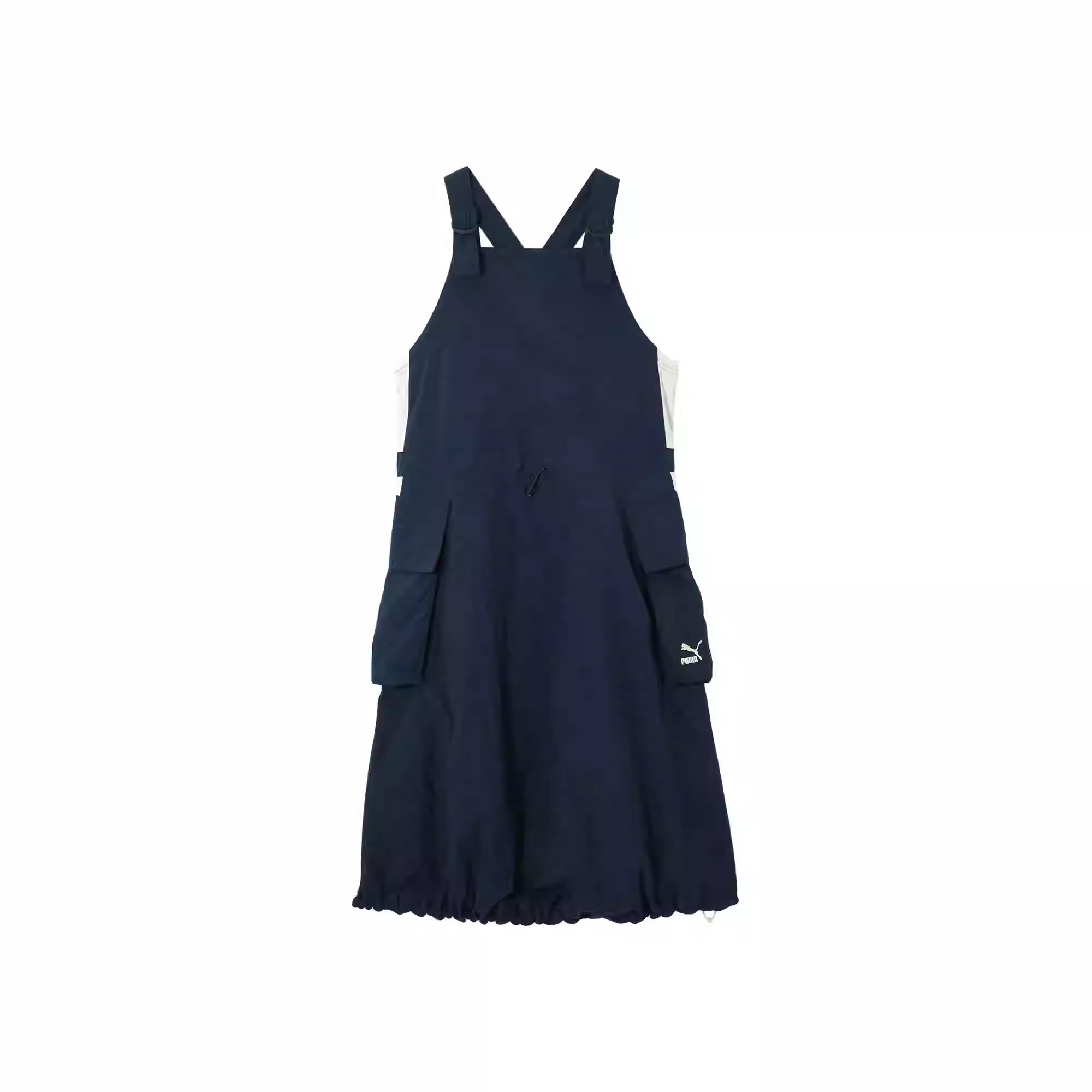 PUMA T7 One Piece Overall Dress Women s Navy 628129-14 M