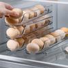 Stackable Scrolling Egg Holder 2/3 Layer Egg Organiser  for Kitchen Supplies