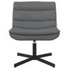 Swivel Chair Gray 63 x 75 x 76 cm PU