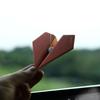 Paper Airplane Car Rearview Mirror Charm Pendant Interior Decoration Novelty Funny Car Aromatherapy Diffuser Auto Accessories