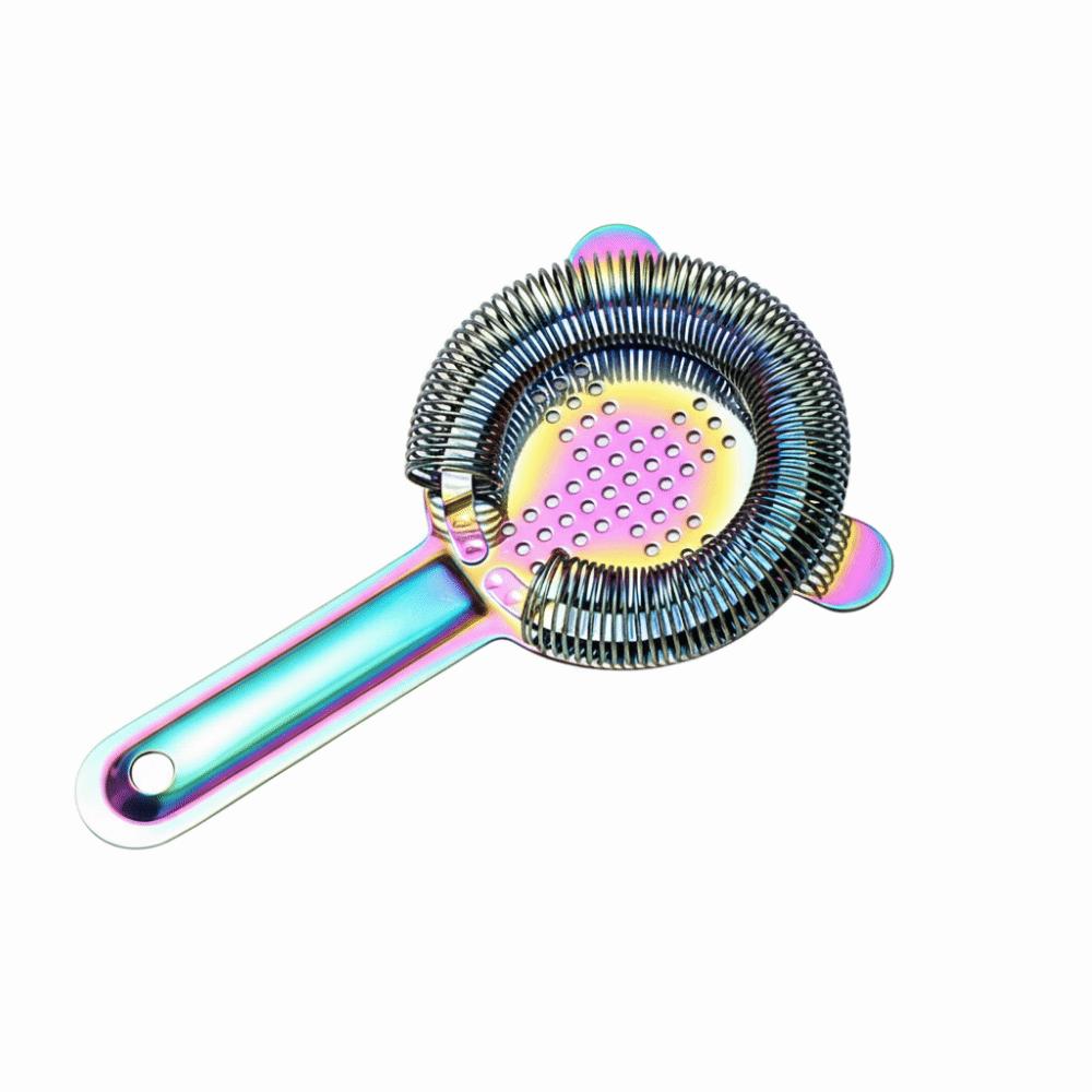 Cross Shape Bar Strainer Removable Spring Bar Tool Ice Separator Cocktail Strainer  Coffee