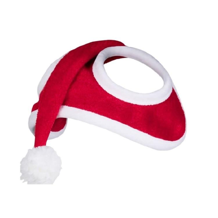 

Дышащая рождественская шляпа для лошади Праздничная конная кепка Легкая установка Идеально для праздничного конного мероприятия 1