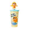 Crayon Xiaoxin joint stainless steel thermos cup new desktop straw water cup coffee cup birthday gift girl
