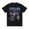 Robert Pattinson Edward Twilight Graphic T Shirt Unisex Fashion Cotton Short Sleeve T-shirts Unisex Retro O-Neck Oversized T-shirt