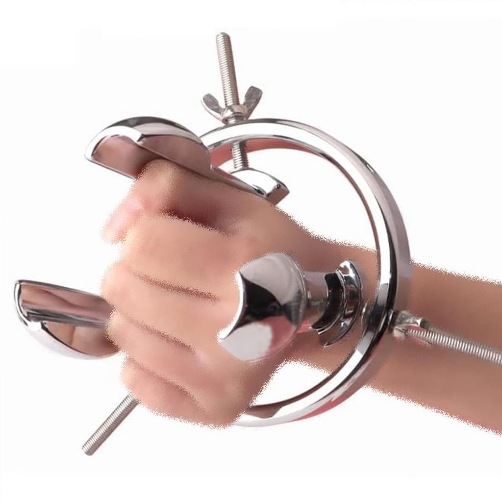 Dilatador anal de acero inoxidable, dilatador anal ajustable, juguetes sexuales SM para hombres, mujeres homosexuales, tapón anal vaginal