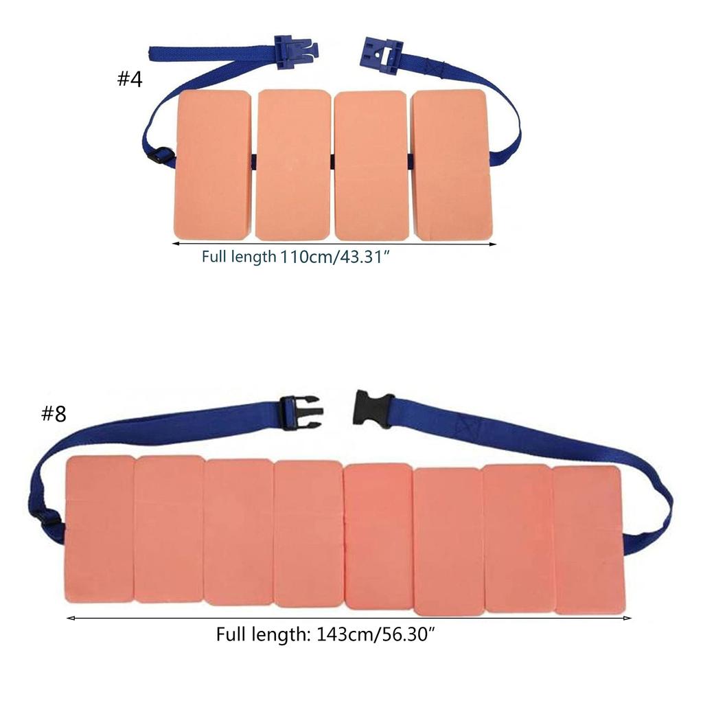 Swim Belt-EVA Back Float Safety Swim Training Belt Swim Floating Waistband Adjustable Comfortable Floating Device