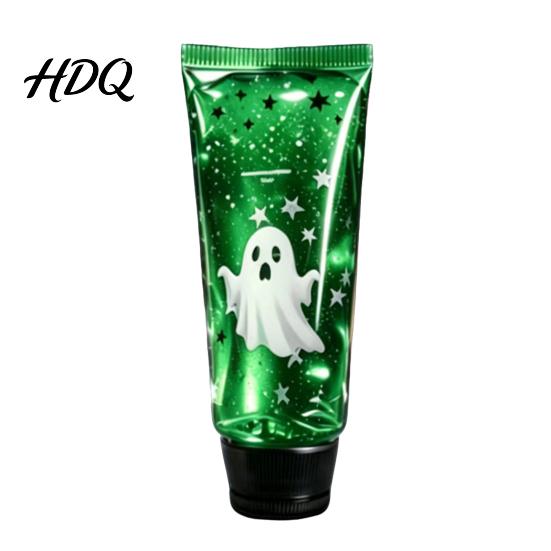 Non-Toxic Sensory Toy for Kids Ghost Toothpaste Squeeze Stress Ball Purple Glitter Flow Slow Rising Fun Halloween Decoration Fidget Toy Decompression