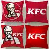 Marchio di fast food Kentucky Fried Chicken Federa Morbida Facile da Lavare Cuscino Versatile per Divano Letto Viaggio e Ufficio