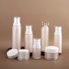 100ml/120ml Frosted Double-Layer Serum Lotion Spray Bottle Set
