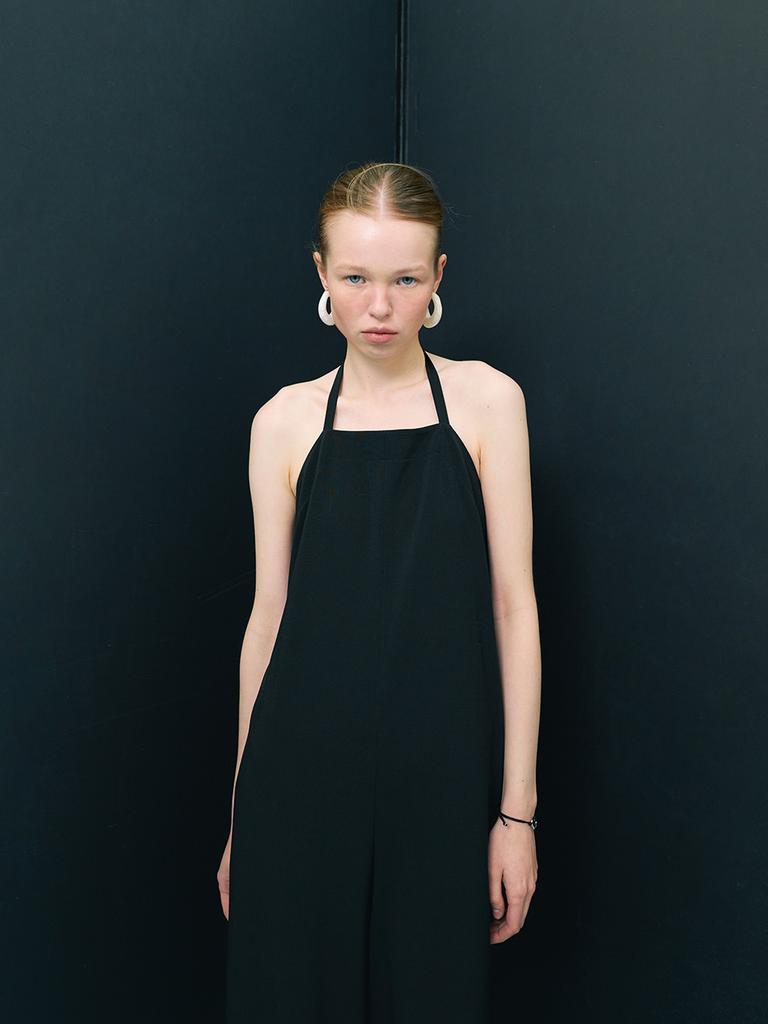 LUVM Halter Neck Jumpsuit_Black