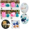 Silicone Fondant Molds Crystal Aroma Stone Mold 3D Iceberg Crystal Column DIY Tool