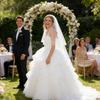 Delicate White Pearls Embellished Hairband Headdress Combined Veil For Bride Formal Event And Everyday Wear