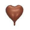 3Pcs 18inch Cream Heat Foil Balloons Green Baby Pink Blue Brown Heart Helium Globos for Birthday Baby Shower Party Decor