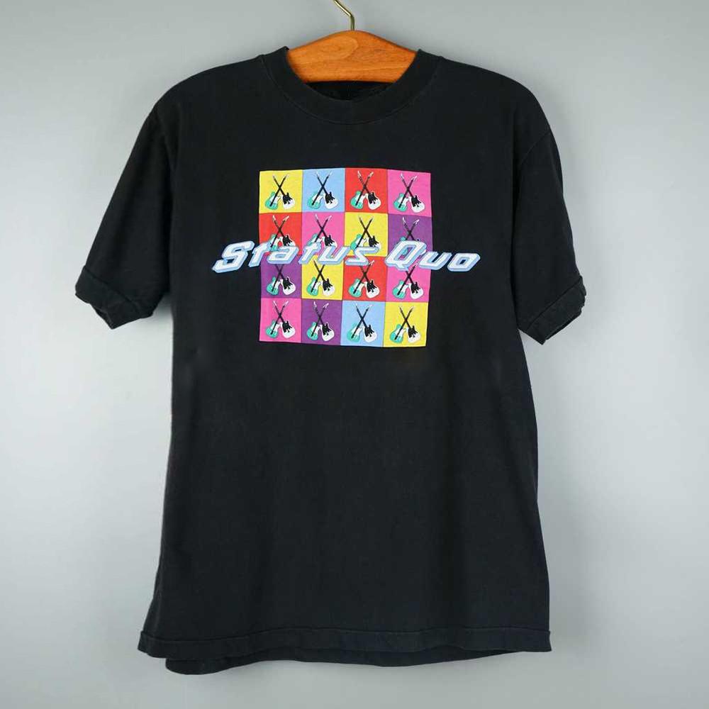 Status Quo Concert Tour Adult Unisex Tee Short Sleeve Shirt BT215 Unisex T-Shirt XXXXL