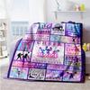 Cheerleading98 Coperta Plaid Personalizzabile con Testo Coperta Personalizzata Morbida Calda Accogliente Versatile per Pisolino al Mare Ufficio Biancheria da Letto Ideale per Tutte le Stagioni
