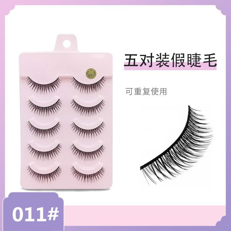 Lashie - Set mit 5 Paaren: Falsche Wimpern