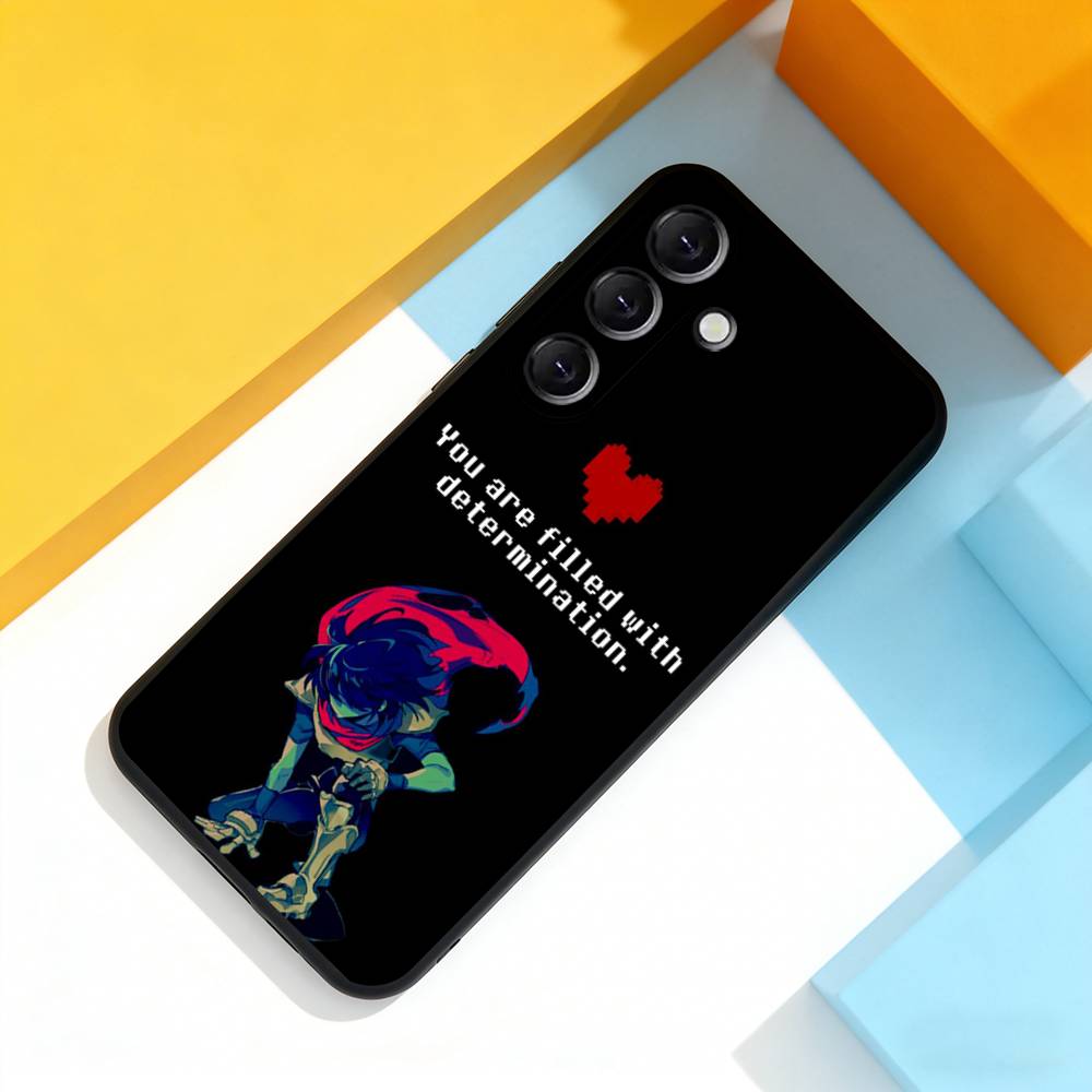 D-Deltarune Kris Game Cool Phone Case For Samsung Galaxy A 73,72,51,53,52,71,22,5G,Note,J7,8,9 Soft Precise Hole Black Cover