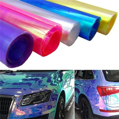 30X60CM automobilio stiliaus chameleono priekinių žibintų galinių žibintų vinilo atspalvio automobilio lipdukas šviesos plėvelė, apsauginė plėvelė, automobilio šviesos priedai