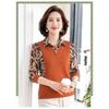 Middle-aged and Elderly Women's Style Tops Bottoming Shirts Women's Long-sleeved Shirts Spring and Autumn New Pullovers
