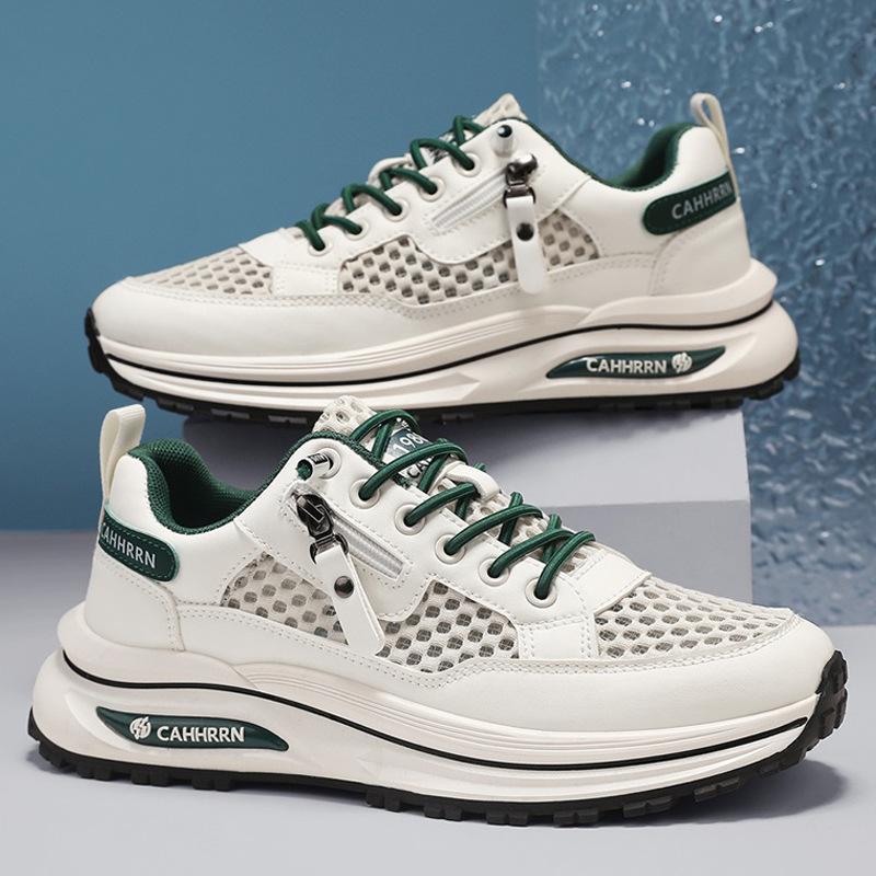 Men's summer breathable mesh shoes, new hollow mesh thin mesh sports and leisure board shoes