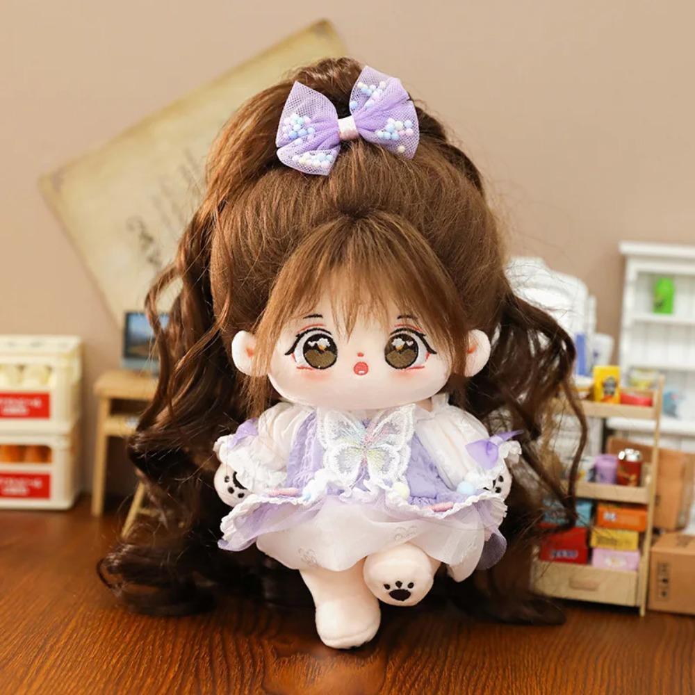Bambola Kawaii 20cm Cambia Vestiti Nessun Attributo Corpo Robusto Personalizzazione Cosplay Cane Cartone Animato Amore Stella Bambola Giocattolo Collezione Regalo
