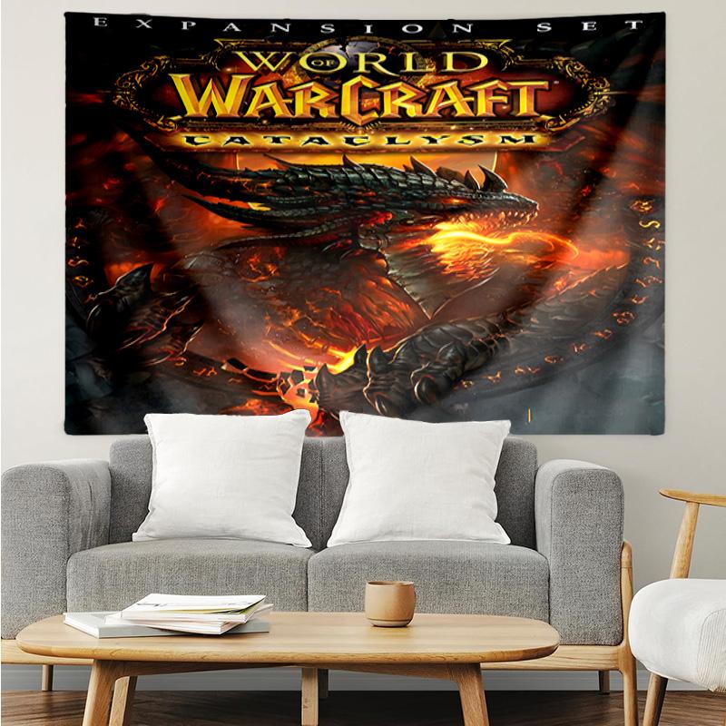 Warcraft game Tapestry Hanging for Bedroom,Livingroom, Playroom,Decor Art Room Wall Tapestry Holiday and Birthday Gifts