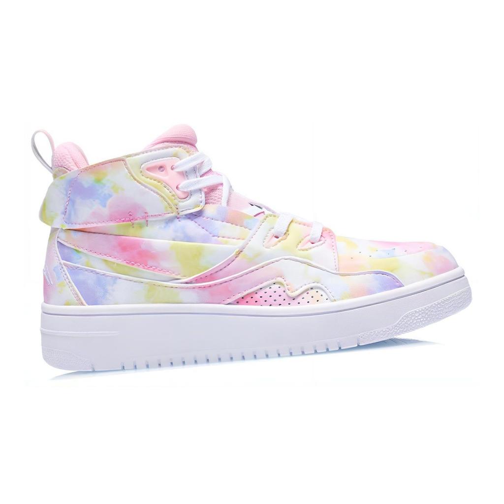 Li Ning Youth Comfortable Versatile Version Non-Slip Wear-Resistant Kids Skate Shoes Kids Sneakers Pink Blue YKCR150-2
