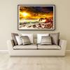 5D DIY Diamond Painting Sunset Seascape Dusk Full Square Diamond Home Decoration Painting Cross Stitch Kit Rhinestone Embroidery