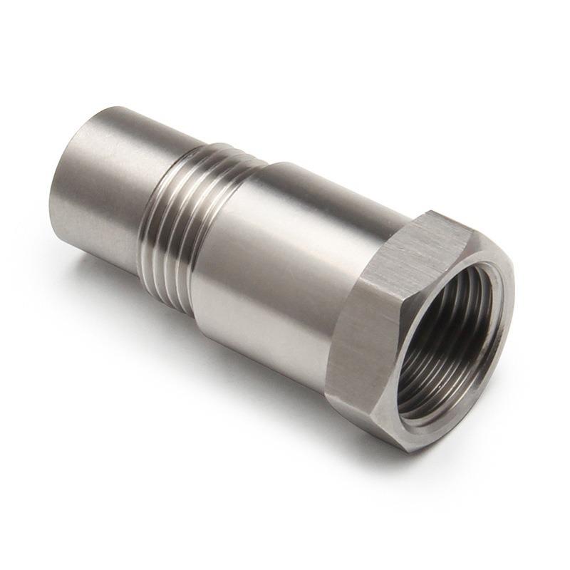 

New Oxygen O2 Sensor Spacer Adapter Connector Car Modification Parts M18X1.5 with Filter Screen срібний