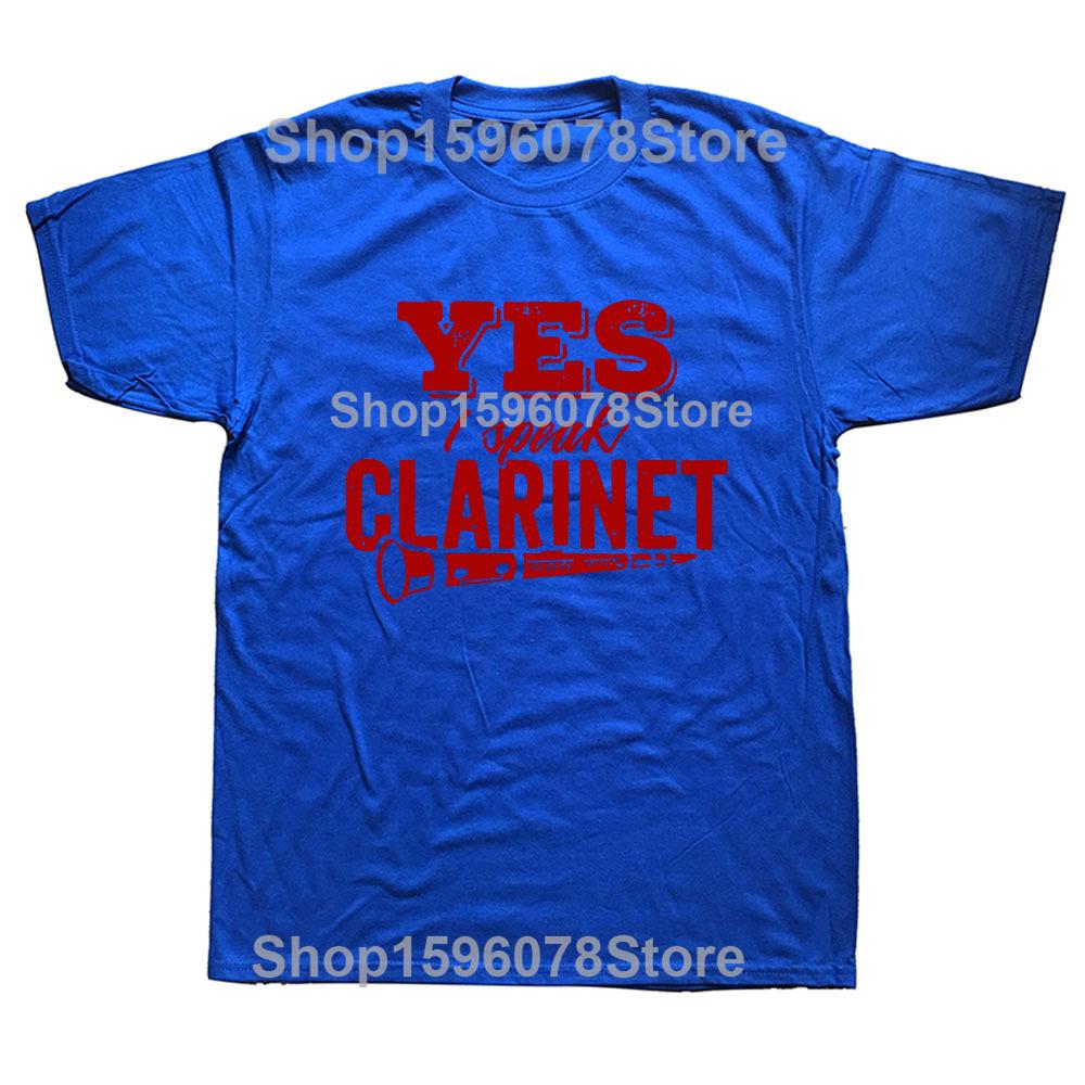 Clarinet Oboe Player Clarinetist Oboist Evolution Print T-Shirt Summer Casual Top Tee Printed T Shirt Fashion