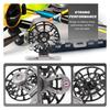 DEARMAMY Ice Fishing Lightweight Creative Compact Spinning x x for and Sea Fishing Reel, Metal, Design, Reel, 7.00 6.00 5.50cm, 55G, River, Lake,