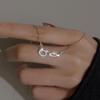 Creative Rhinestone Cat Fish Necklace: Sweet, Versatile Clavicle Chain for Women