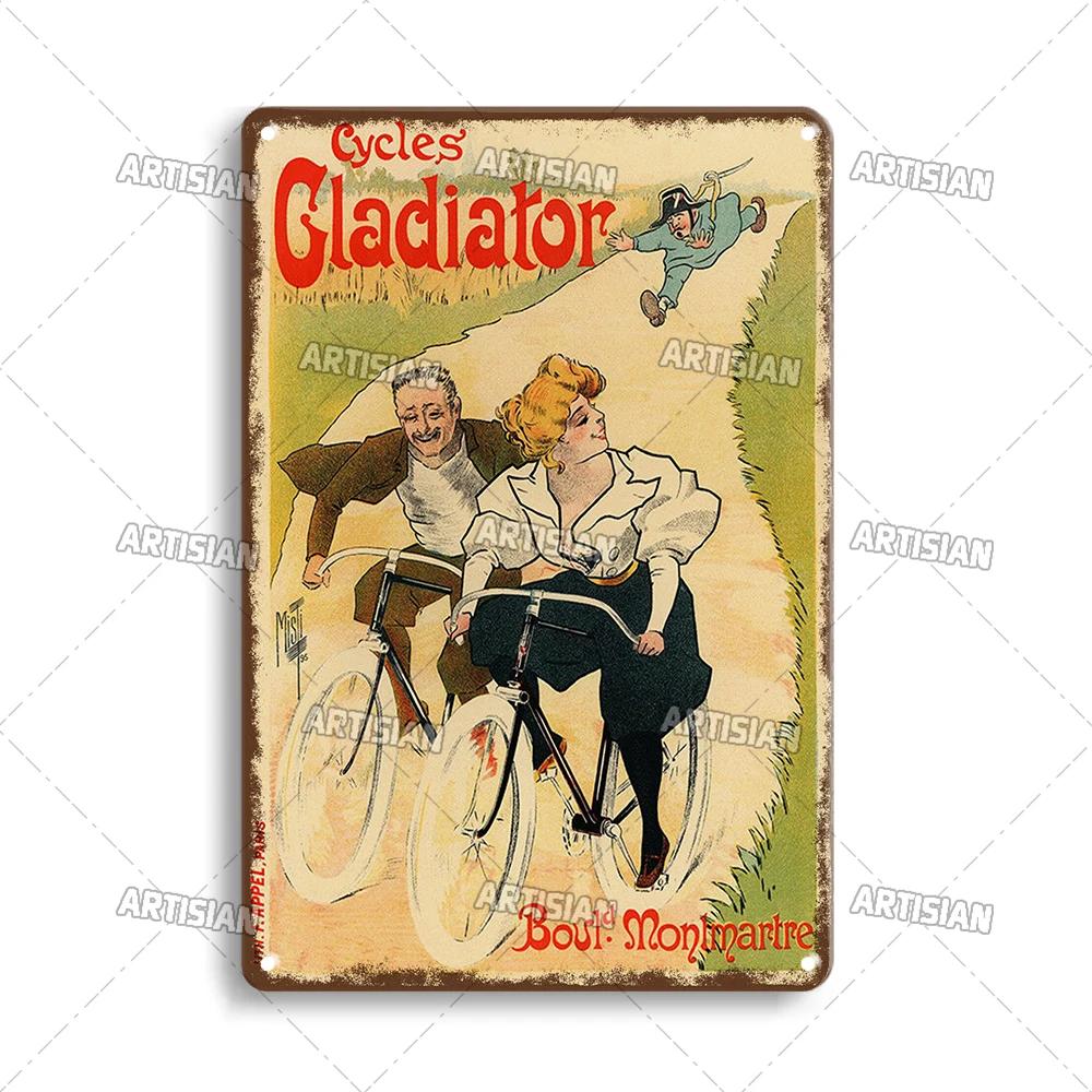 Segno di Latta Metallico Bicicletta Arrugginita Piatto Decorativo Casa Bar Studio Segni Metallici Poster Metallico Vintage Targhetta Metallica da Viaggio Piatto da Parete
