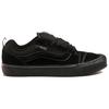 Vans Knu Skool Puffy Tongue 3D Molded Sidestripe Oversized Chunky Laces Unisex Black Suede Canvas VN000CRPBMA