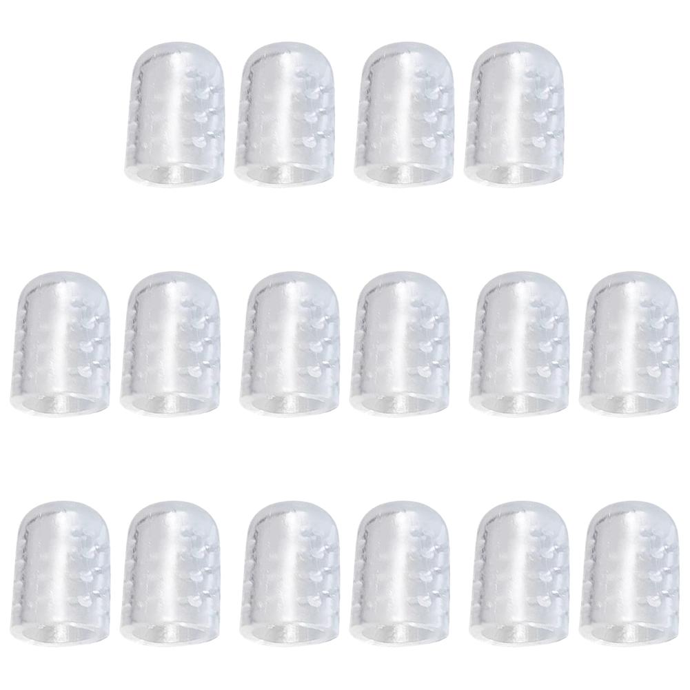 2-100pcs Elasticity Silicone Toe Caps Anti-Friction Breathable Toe Protector Transparent Wear-Resistant Prevents Blisters Covers