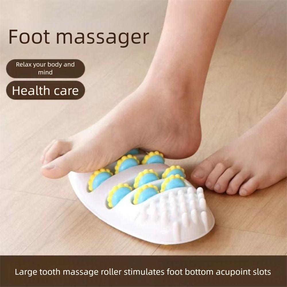 Massager Roller Feet Acupressure Point Massage Plantar Fasciitis Pain Relief Relax Roller Trigger Point Reflexology Tool