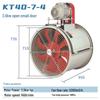 Junlun 7-4/380V Paint Booth High-Temperature Axial Fan CN Plug (adapter Included)