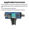 PWM DC Motor Speed Controller Governor Stepless Speed Regulator LED Dimmer Power Controller Small 4P B3 4-wire Fan Speed Control