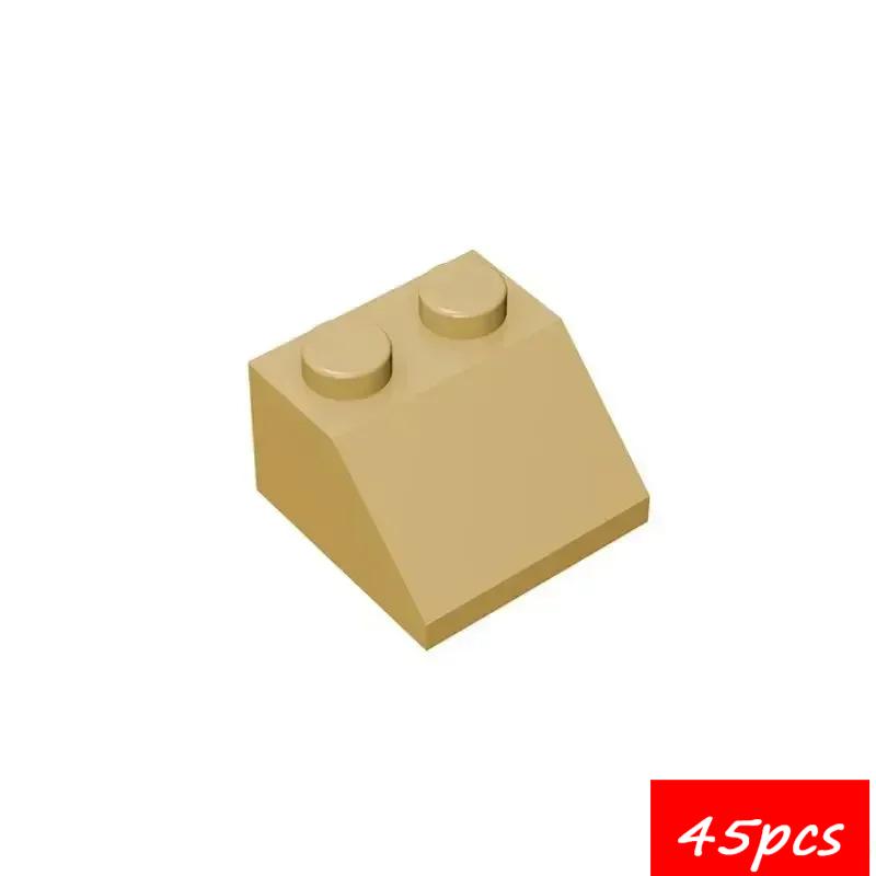 45PCS Assembles Particles 3039 Slope 45 2x2 Bricks Building Blocks Parts  DIY Assembly Educational Toys For Children Kids Gift