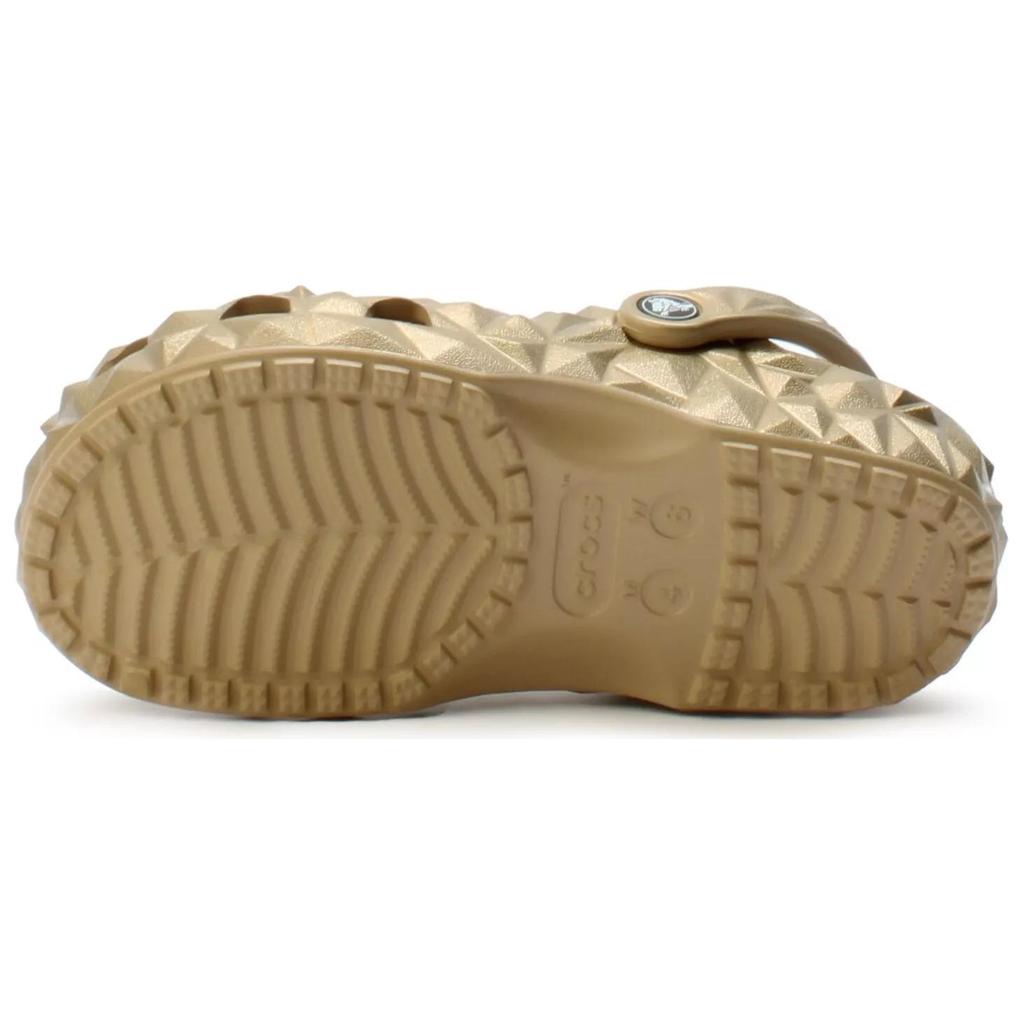 Crocs Klassischer metallischer geometrischer Clog Gold Unisex 210002-710
