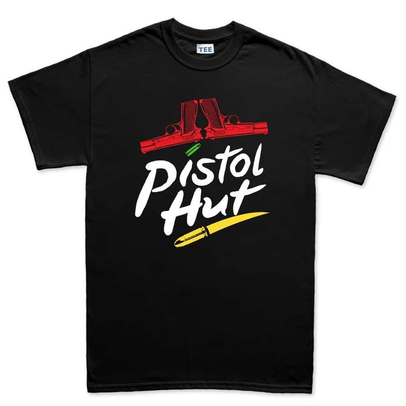 Gun Bullet Black Cotton TShirt Casual Athletic Streetwear Unisexs Fitness Muscle Cool Style M