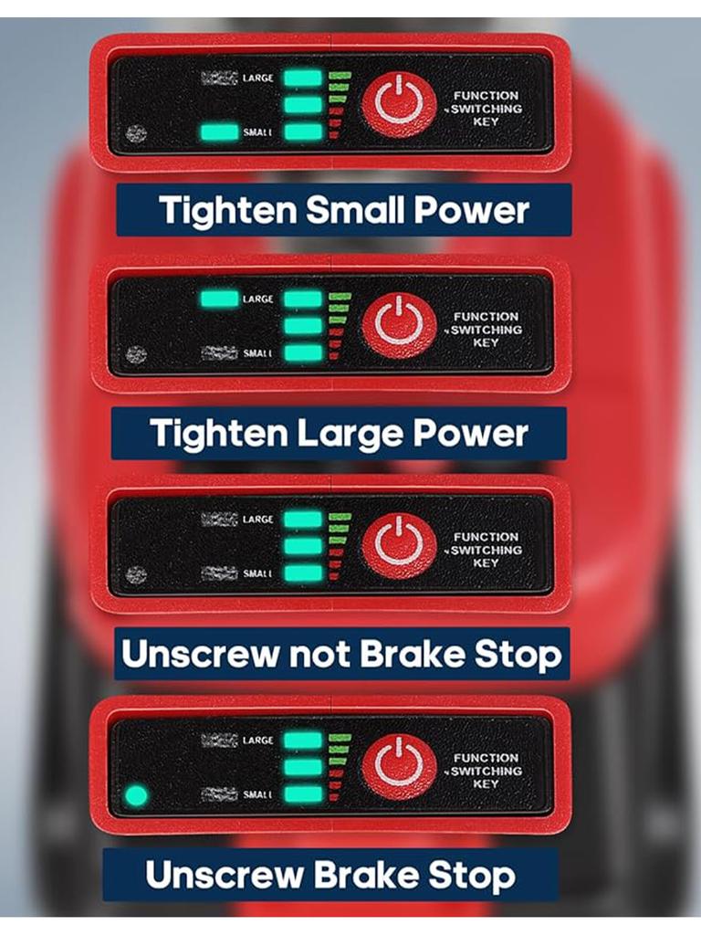 Cordless Impact Wrench 1/2 Inch Brushless High Torque Wrenches 210 Ft-Lbs Right Angle Detent Anvil Impact Drive Set Kit 2 Batter