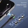 60W Fast Charging Magnetic Elbow Type-C Cable for Apple, Huawei, Android Phones